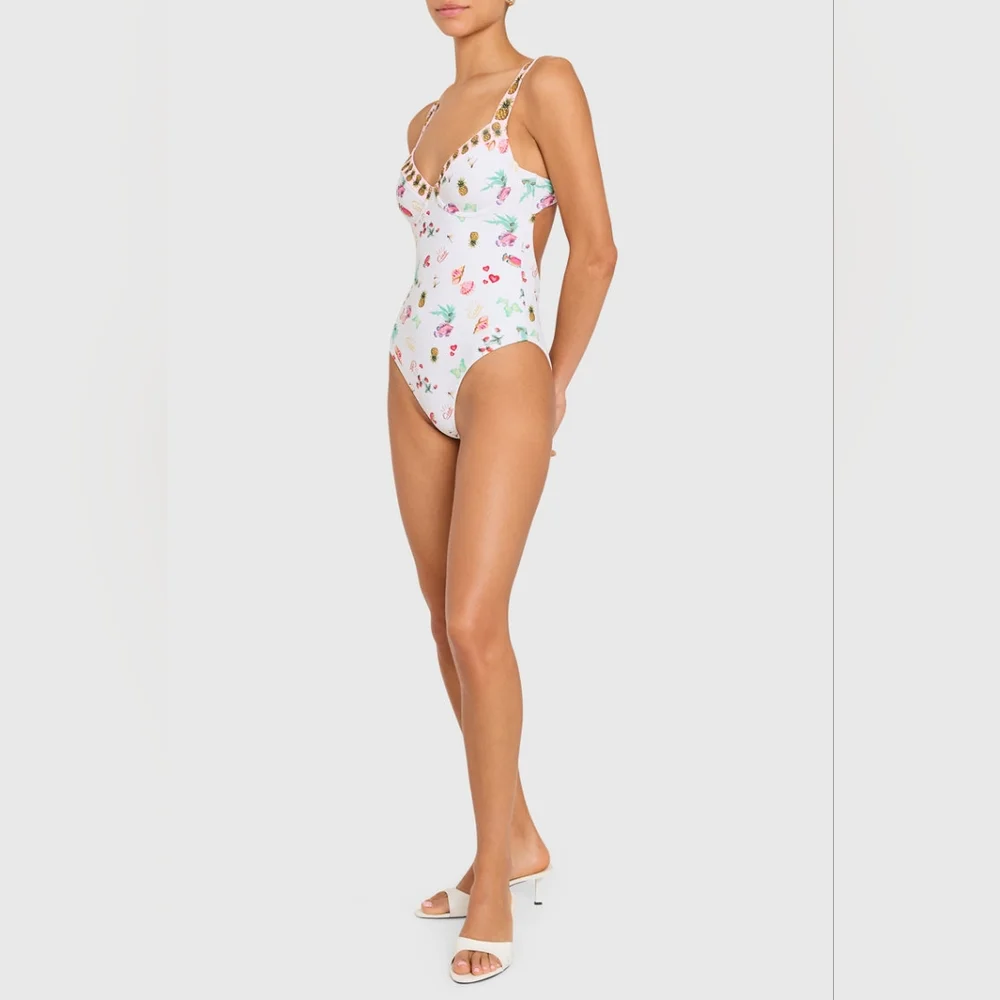 NEW Amanda Uprichard Bora Bora One-Piece | Size M/L - Picture 3 of 6